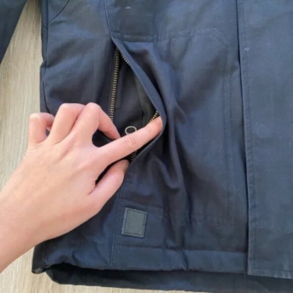 Spiewak & Sons 2 in 1 Carson Hooded Field Jacket in Black Sz S - Picture 4 of 10